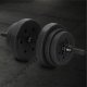 Hantle do ćwiczeń 40 kg regulowany zestaw wypełnienie bitumiczne 16 talerzy + 2 gryfy UNIWERSALNY 3