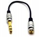 Adapter jack 6,3mm wtyk-gniazdo 3,5mm z przewodem 1