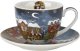 Filiżanka porcelanowa 220 ml + spodek Christmas City 1