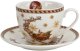 Filiżanka porcelanowa 220 ml + spodek Santa on Sleigh 1