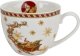 Filiżanka porcelanowa 220 ml + spodek Santa on Sleigh 2