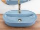 Umywalka REA Aura 61 L.Blue Shiny 2