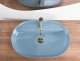 Umywalka REA Aura 61 L.Blue Shiny 3