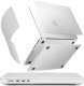 Etui ochronne do Apple Macbook Pro 14 - M1/M2/M3/M4 2021-2024 Alogy AirGuard Elastyczna obudowa bez odcisków palców Matowa Przezroczysta Biel 15