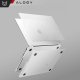 Etui ochronne do Apple Macbook Pro 14 - M1/M2/M3/M4 2021-2024 Alogy AirGuard Elastyczna obudowa bez odcisków palców Matowa Przezroczysta Biel 2