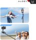 Kijek Selfie Stick Quadrapod Alogy TrackPod 2w1 z uchwytem na telefon i mocowaniem 1/4 Funkcja śledzenia twarzy  kompatybilny z iPhone Android 9
