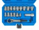 Zestaw nasadek przelotowych spline z grzechotką 10-24mm 17el. CrV (10) 4