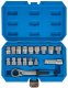 Zestaw nasadek przelotowych spline z grzechotką 10-24mm 17el. CrV (10) 6