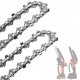 2x ŁAŃCUCH DO PIŁY 6" PILARKI AKUMULATOROWEJ GAŁĘZIÓWKI 37 OGNIW 1/4 2 SZT 2
