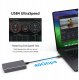 0 TB DataFlash USB4 SSD, enclosure for NVMe PCIe SSD USB4 (40 Gbit/s), compatible with Thunderbolt 3&4 and USB4 & USB-C ports, USB4 (USB-C) coaxial cable, 2'800 MB/s, USB-C 5