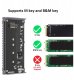 0 TB DataFlash USB4 SSD, enclosure for NVMe PCIe SSD USB4 (40 Gbit/s), compatible with Thunderbolt 3&4 and USB4 & USB-C ports, USB4 (USB-C) coaxial cable, 2'800 MB/s, USB-C 6