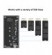 0 TB DataFlash USB4 SSD, enclosure for NVMe PCIe SSD USB4 (40 Gbit/s), compatible with Thunderbolt 3&4 and USB4 & USB-C ports, USB4 (USB-C) coaxial cable, 2'800 MB/s, USB-C 7