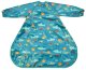 BIBETTA sleeved bib extended Turquoise Sea Creatures, BZC-52-004 1