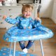 BIBETTA sleeved bib extended Turquoise Sea Creatures, BZC-52-004 1