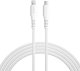 Kabel USB 4smarts USB-C - Lightning 1.5 m Biały (465592) 1