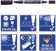 STAEDTLER Zweispitzmarker Lumocolor permanent BK retail 4