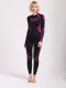 Brubeck Spodnie termoaktywne damskie Dry czarno-fioletowe r. L (LE11850) 3