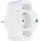REV Steckdosenadapter 3-fach mit Überspannungsschutz, weiß 2