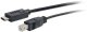 C2G 6ft USB 2.0 USB-C to USB-B Cable M/M - Black - USB-Kabel - USB Typ B (M) zu 24 pin USB-C (M) - USB 2.0 - 1.83 m - Schwarz 1