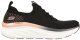Buty damskie SKECHERS Relaxed Fit: D'LUX WALKER LET IT GLOW (149366-BKRG) 41 2