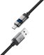 Kabel USB Acefast USB-A - USB-C 1.2 m Niebieski (6974316283737) 4