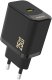 Ładowarka sieciowa 25W GaN USB-C - czarna Ładowarka sieciowa 25W GaN USB-C - czarna 1