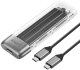 Kieszeń obudowa na dysk TXM2-C3 M.2 NVME USB-C 10Gb/s - szara Kieszeń obudowa na dysk TXM2-C3 M.2 NVME USB-C 10Gb/s - szara 1