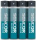 Bateria alkaliczna, AAA (LR03), AAA, 1.5V, Sencor, Folia, 4-pack 1