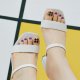 OHORA Pedicure Lakier hybrydowy w naklejce - Checky 1op. - 30 szt 10