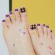 OHORA Pedicure Lakier hybrydowy w naklejce - Checky 1op. - 30 szt 2