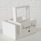 Drewniany organizer na przybory kuchenne, 20 x 20 cm 2