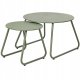 Zestaw stolików kawowych metalowych, Ø 40 cm, Ø 60 cm 1