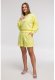 B293 Bluza z otwartymi plecami - cytrynowa (kolor żółty, rozmiar M) 4