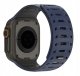 DUX DUCIS pasek CS magnetyczny silikonowy do Apple Watch 42/44/45/46/49 mm granatowo czarny 1