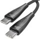 Boste Metalic Ring Series | Kabel USB-C do USB-C, szybkie ładowanie, transmisja danych, 60W, 1m, czarny 1