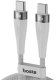 Boste Metalic Ring Series | Kabel USB-C do USB-C, szybkie ładowanie, transmisja danych, 60W, 2m, biały 1