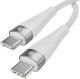 Boste Metalic Ring Series | Kabel USB-C do USB-C, szybkie ładowanie, transmisja danych, 60W, 2m, biały 3