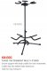 Hamilton KB430G Stojak na trzy gitary 6