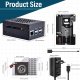 GeeekPi Raspberry Pi 5 8GB zestaw startowy z N04 M.2 NVMe SSD PCIe 64GB 4