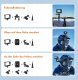 Zestaw XTU S6 Action Cam 4K30FPS wodoszczelna kamera sportowa 20 MP UltraHD 5