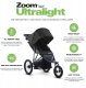Joovy Zoom 360 ultralekki wózek dziecięcy sportowy buggy jogger czarny 3