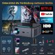 XIWBSY T07 Projektor Android TV 20000 kino domowe 4K 5G WiFi Bluetooth 6