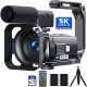 Zestaw CAMWORLD AC12A Kamera wideo 5K 56MP do vlogowania 270 64 GB 1