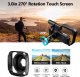 Zestaw CAMWORLD AC12A Kamera wideo 5K 56MP do vlogowania 270 64 GB 2