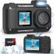 Kamera podwodna MOREXIMI 33FT Wodoodporna 4K 65 MP 64 GB aparat cyfrowy 1