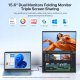 EVICIV Przenośny monitor 15,6" Dual Stacked 360laptop nowy LCD 1