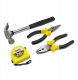 Zestaw narzędziowy 18 el. Kombinerki młotek imbusy 6