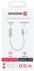 Adapter AV Swissten Textile Lightning to Jack 3.5mm Audio Adapter 15cm 1