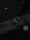 Elegancki płaszcz męski trencz SLIM FIT z paskiem  czarny V2 OM-COSC-0126 L 7