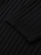 Męska koszulka polo z wiskozą SLIM FIT w pionowy prążek  czarna V1 OM-POSS-0143 L 8